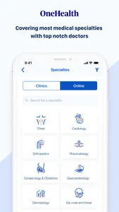 OneHealth Medical Centers screenshot 1