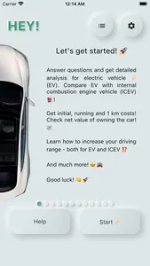 EV: electric car costs & range screenshot 0