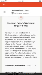WFC Patient Portal screenshot 9