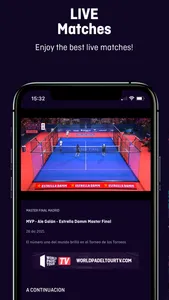 World Padel Tour TV screenshot 1