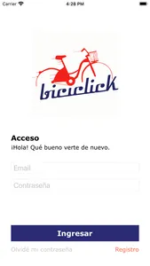 Biciclick app screenshot 0