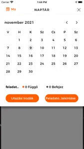 Futár app BWC screenshot 4