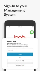 BOB CRM screenshot 0