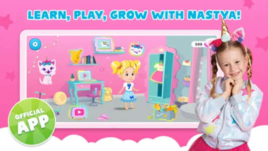 Learn Like Nastya: Kids Games screenshot 0