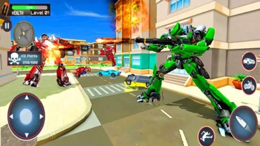 Superhero Robot Action Game screenshot 2