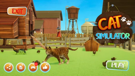 Cat Simulator: kitty cat girl screenshot 0