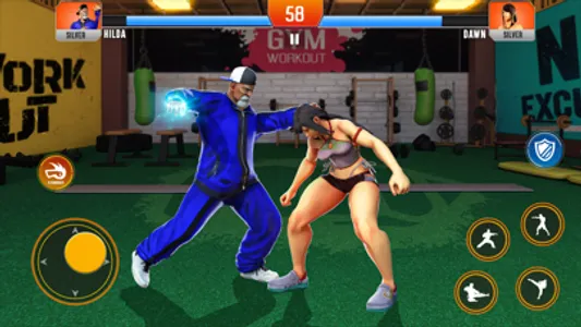 Gym Fighting Karate Revolution screenshot 2