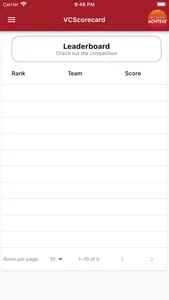 VCScoreCard screenshot 1