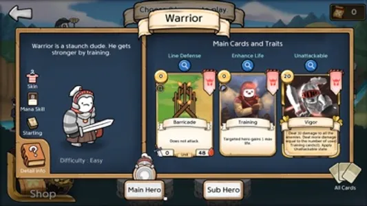 3 Minute Heroes: Card Defense screenshot 0