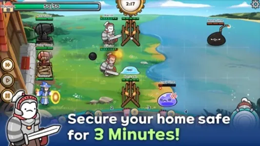 3 Minute Heroes: Card Defense screenshot 1