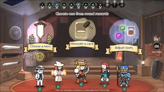 3 Minute Heroes: Card Defense screenshot 5