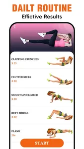 Flat Stomach Workout - 30 Days screenshot 6