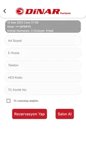 Dinar Turizm screenshot 2