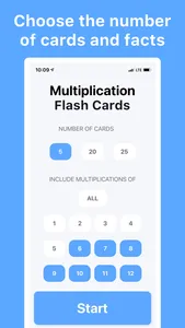 Multiplication Flash Cards Set screenshot 0