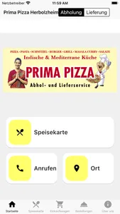 Prima Pizza Herbolzheim screenshot 0