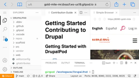 DrupalPod Helper screenshot 2