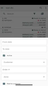 Delivery Application screenshot 3