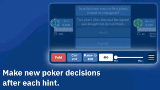 QuizPoker: Mobile Quiz Game screenshot 4