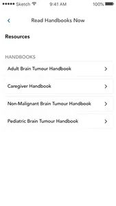 Brain Tumour Fdn App screenshot 2