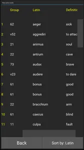 Latinista: Latin Inflections screenshot 5