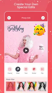 Birthday Name Song Video Maker screenshot 0