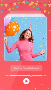 Birthday Name Song Video Maker screenshot 1