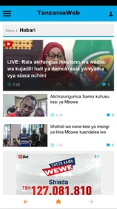 TanzaniaWeb News and Radio screenshot 1