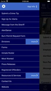 Leavenworth County KS Sheriff screenshot 1