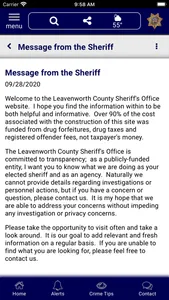 Leavenworth County KS Sheriff screenshot 5