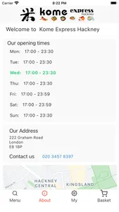 Kome Express Hackney screenshot 9