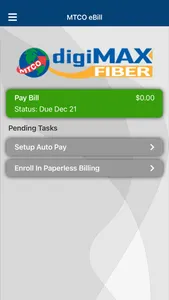 MTCO eBill screenshot 0