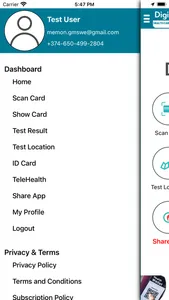 DigiHealthCard screenshot 1