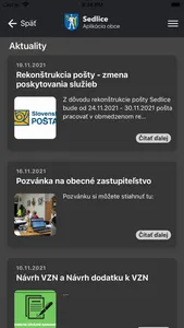 Obec Sedlice screenshot 1