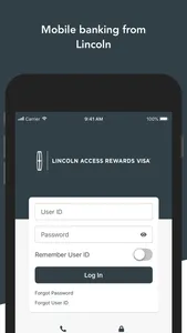 Lincoln Access Rewards Visa screenshot 0