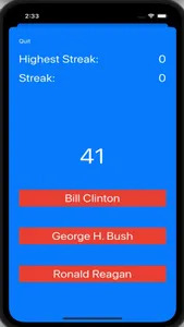 The President Quiz screenshot 2