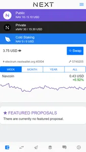 Navcoin NEXT Wallet screenshot 0