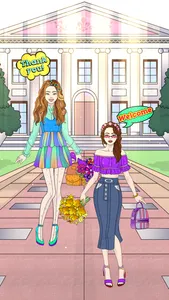 College Girl Coloring Dress Up screenshot 4