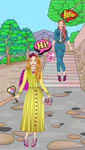 College Girl Coloring Dress Up screenshot 5