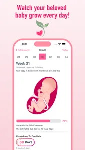 Pregnancy Calculator, Due Date screenshot 0