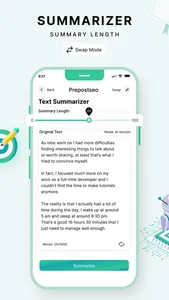 Text Summarizer screenshot 1