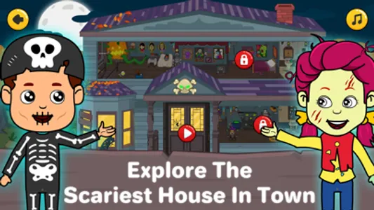 Tizi Town: Haunted House Games screenshot 0