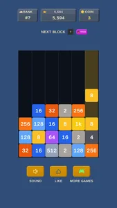 Drop Block - 2048 Merge Puzzle screenshot 0