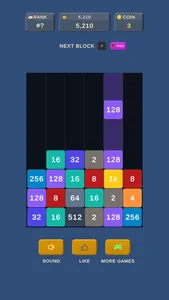 Drop Block - 2048 Merge Puzzle screenshot 1