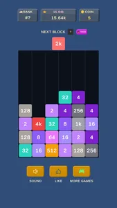 Drop Block - 2048 Merge Puzzle screenshot 3