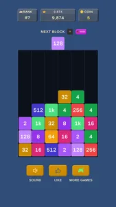 Drop Block - 2048 Merge Puzzle screenshot 4