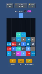 Drop Block - 2048 Merge Puzzle screenshot 5