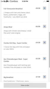 AREPAS AGLAES, London screenshot 1