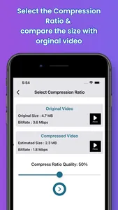 Compress Video Size Compressor screenshot 2