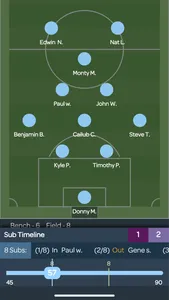 SmartSubs Soccer Coaching screenshot 1