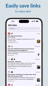 Plinky: Easily Save Links screenshot 0
